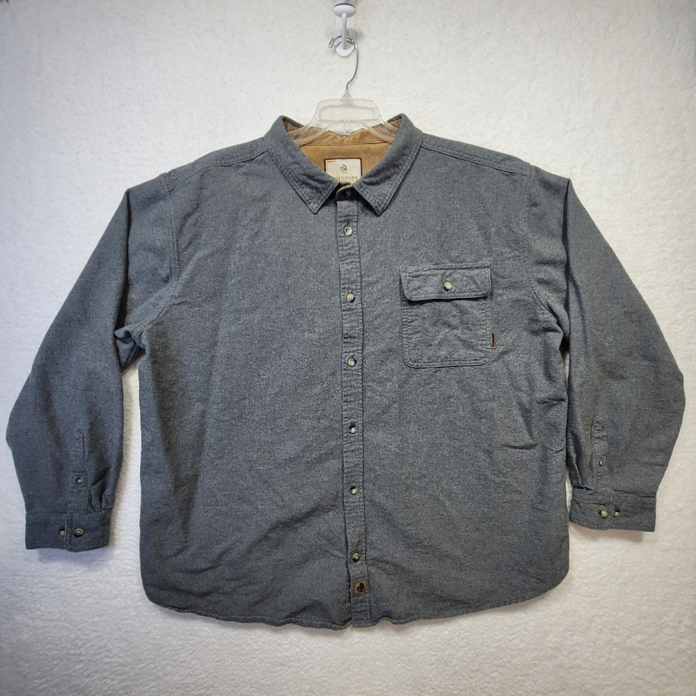 Legendary Whitetails Flannel Gray Long Sleeve